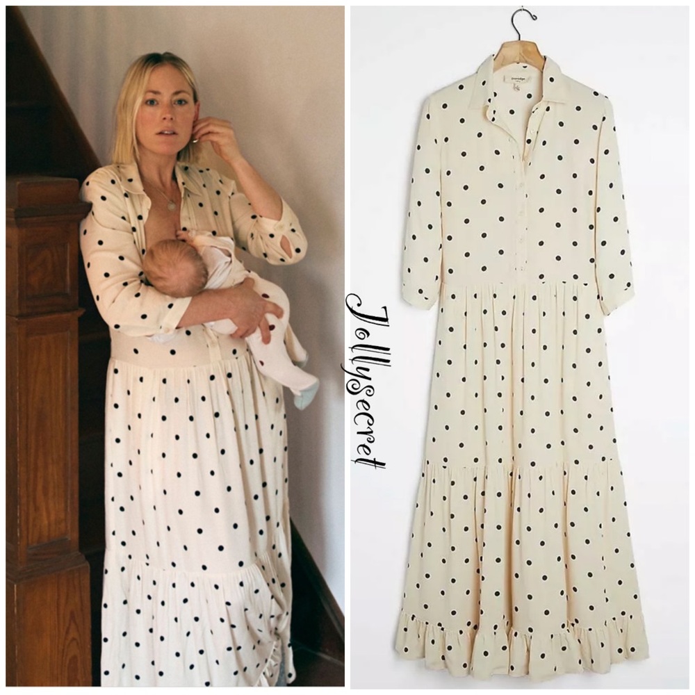 NEW Anthropologie Ashby tiered maxi dress